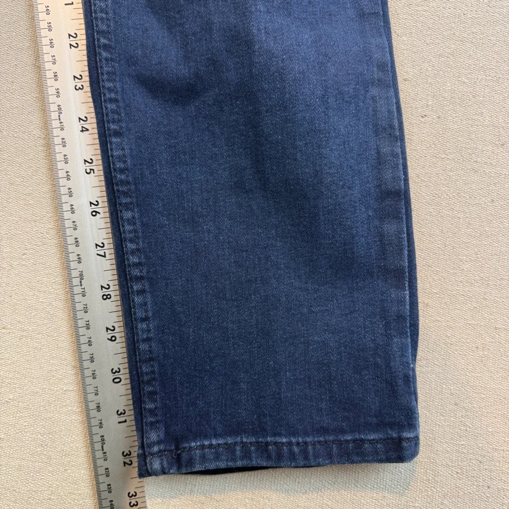 Levis 502 Regular Taper Jeans Mens 34x34 Dark Wash All Seasons Tech Blue Denim